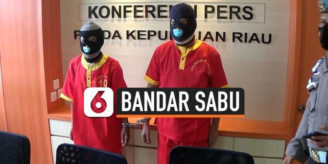 VIDEO: Polisi Tangkap Bandar 8 Kg Sabu dari Malaysia ke Batam