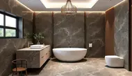 7 Dekorasi Kamar Mandi dengan Seni yang Bikin Ruangan Lebih Estetik dan Berkelas