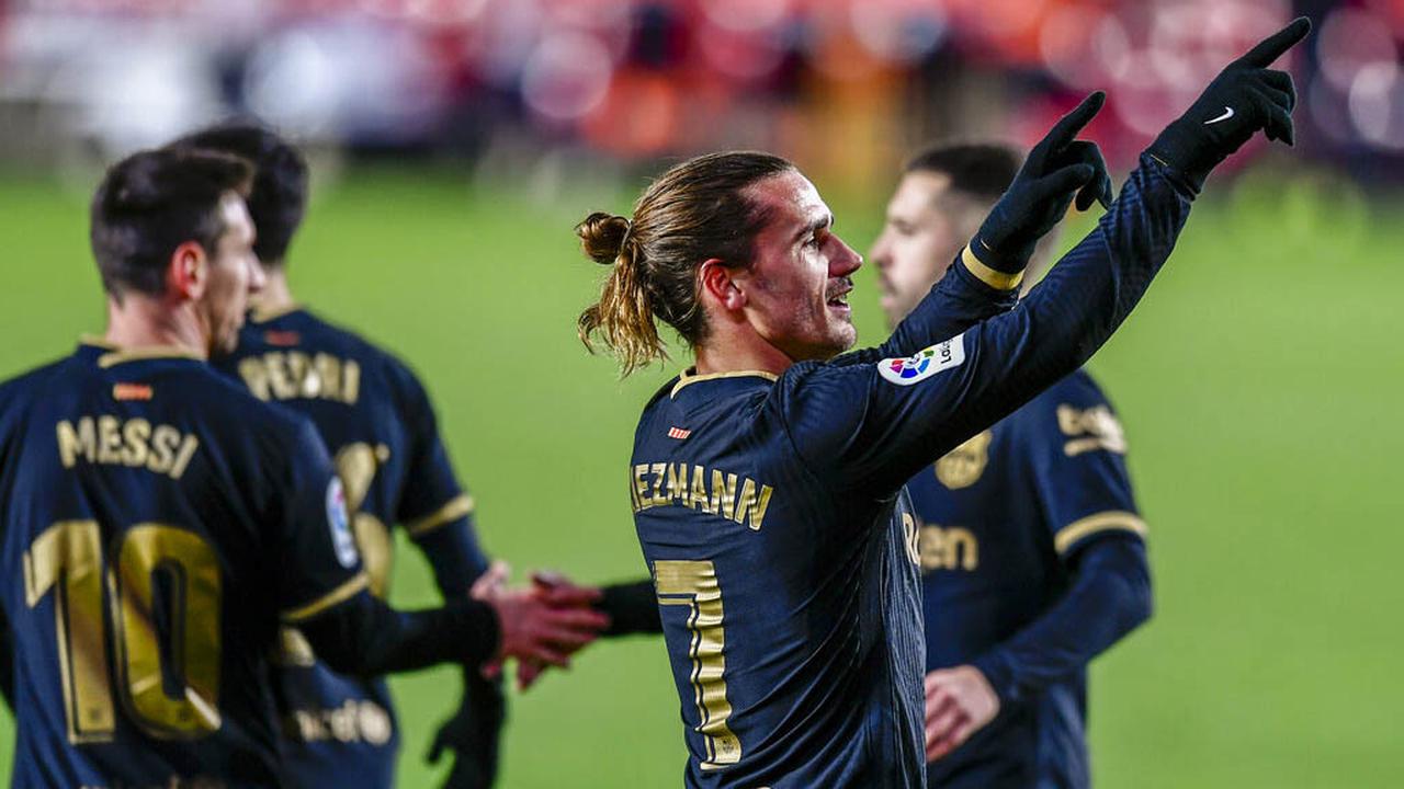 Foto Liga Spanyol: Lionel Messi dan Antoine Griezmann Gemilang, Barcelona Berpesta di Markas Granada