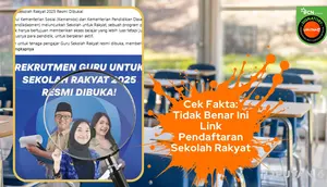 Penelusuran klaim link pendaftaran guru Sekolah Rakyat 2025.