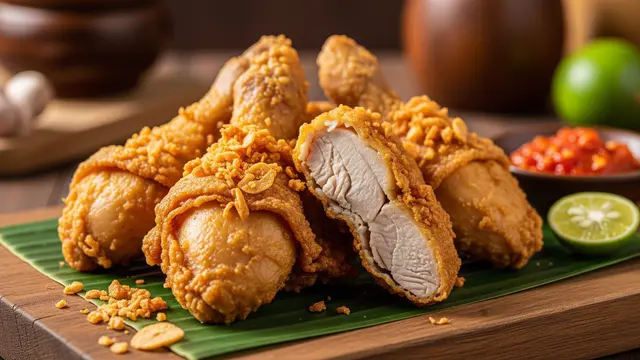 Cara Membuat Ayam Goreng Bumbu Bawang Gurih, Renyah di Luar & Juicy di Dalam