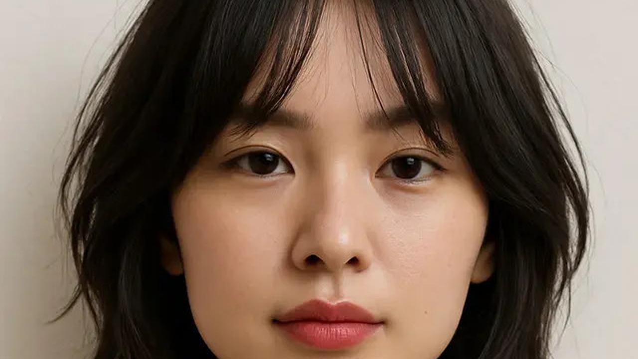 6 Model Rambut Poni Belah Tengah yang Bikin Volume Tipis Jadi Mengembang