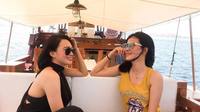 7 Momen Seru Liburan Wika Salim di Labuan Bajo