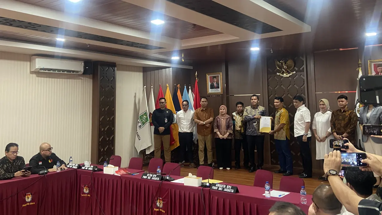 Ketua KPU Jakarta Wahyu Dinata menyatakan, pihaknya sudah menyelesaikan rapat pleno penetapan peserta calon pemilihan gubernur dan wakil gubernur Jakarta 2024.