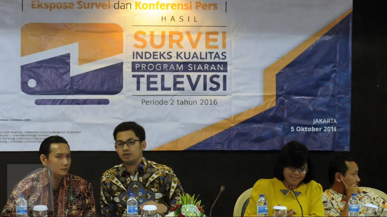 20161005-KPI dan ISKI Rilis Hasil Survei Kualitas Program Siaran Televisi-Jakarta