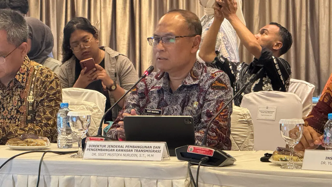 Direktur Jenderal Pembangunan dan Pengembangan Kawasan Transmigrasi, Sigit Mustofa Nurudin.