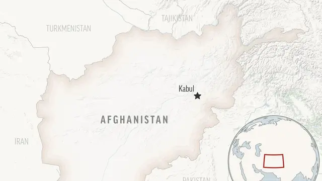Afghanistan dengan ibu kota Kabul. (AP)