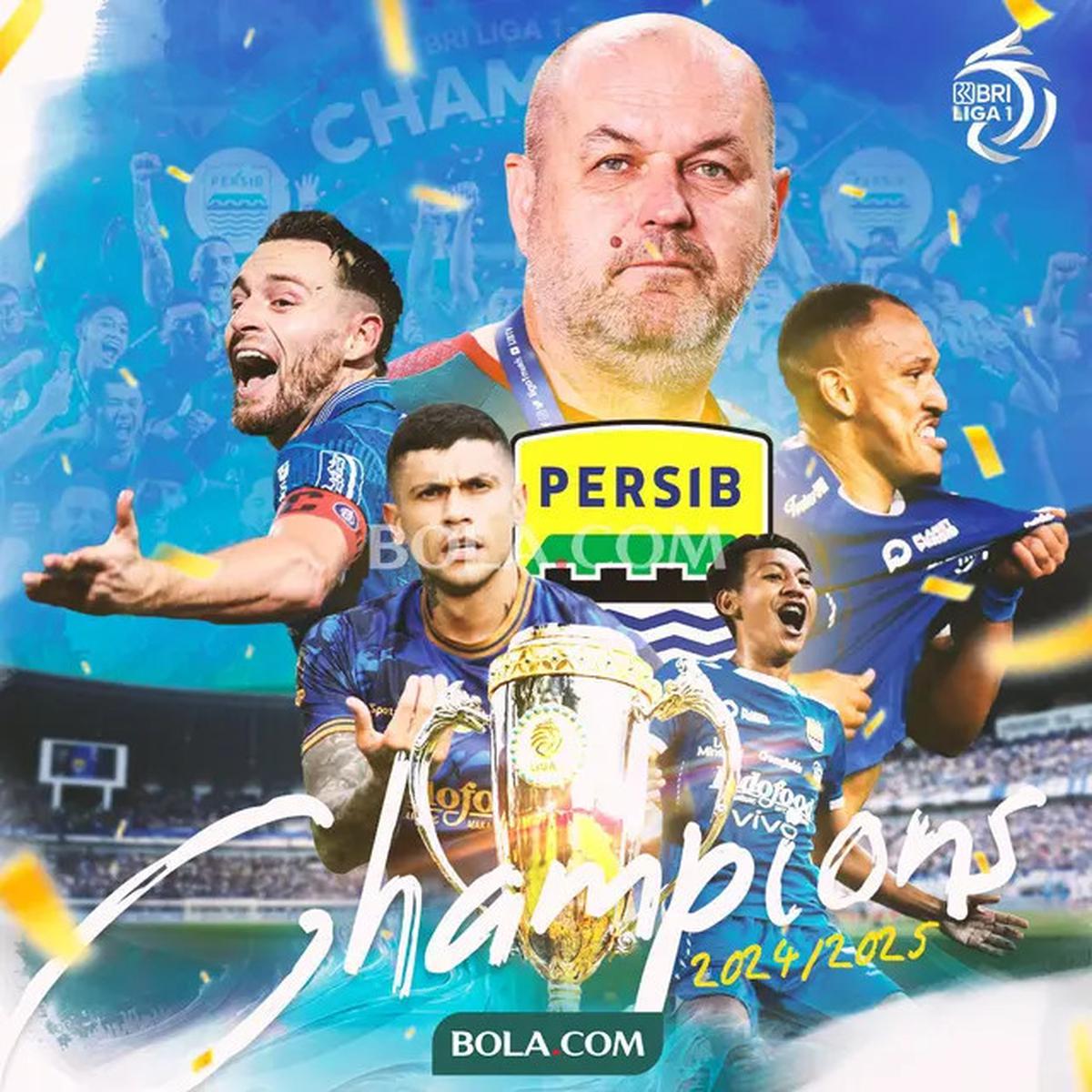 Bobotoh Tumpah Ruah ke Lapangan, Rayakan Persib Bandung Juara BRI Liga 1
