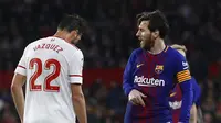 Pelatih Barcelona, Ernesto Valverde, kecewa dengan permainan buruk yang ditunjukkan anak asuhnya ketika bermain imbang 2-2 kontra Sevilla. (AP Photo/Miguel Morenatti)