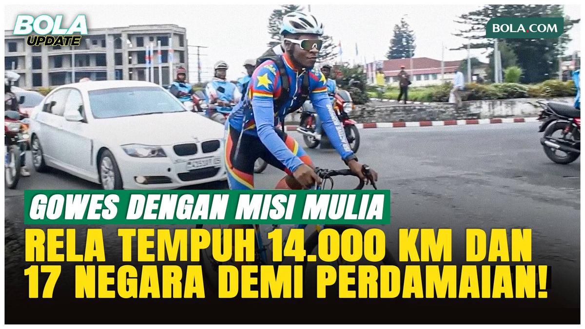 14.000 KM Demi Perdamaian, Aksi Gila Pesepeda Kongo Lintasi 17 Negara!