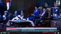 Presiden Joko Widodo dan Wakil Presiden Muhammad Jusuf Kalla kompak berdasi merah