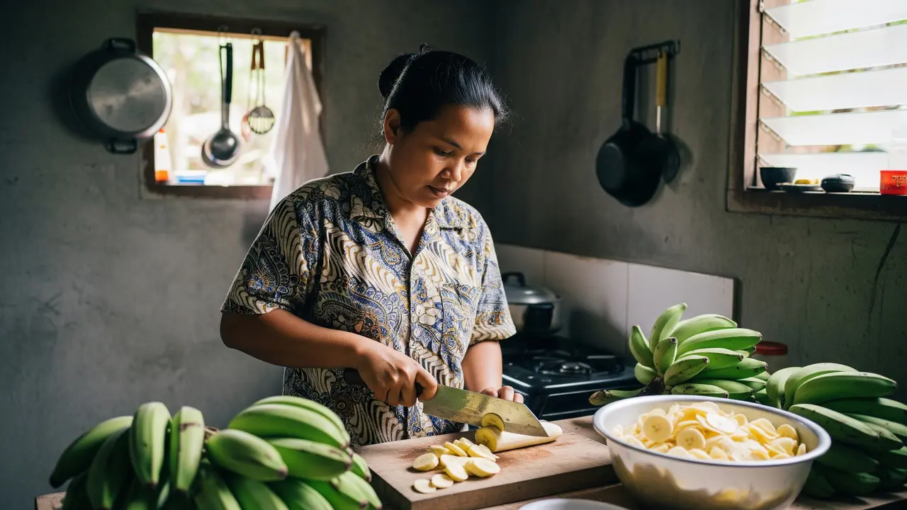 4 Cara Iris Pisang untuk Seriping agar Bisa Renyah saat Digoreng, Dijamin Gurih