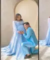 Kebahagiaan menyelimuti Masayu Clara dan Qausar Harta. Pasangan ini tengah menanti kelahiran anak pertamanya. Masayu hamil di trimester ketiga. Artinya, tidak lama lagi sang bayi akan lahir. Belum lama ini, keduanya menjalani maternity shoot jelang kelahirannya. [Instagram/masayuclara]