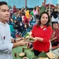 Gibran Rakabuming Raka merupakan saingan Achmad Purnomo untuk mendapatkan rekomendasi sebagai calin Wali Kota Solo melalui PDIP.(Liputan6.com/Fajar Abrori)