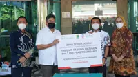 Toyota Donasi Tabung dan Paket Sembako ke Karawang (Ist)