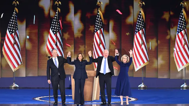 Konvensi Nasional Partai Demokrat Resmi Berakhir, Kamala Harris Terima Nominasi Pencalonan Capres AS
