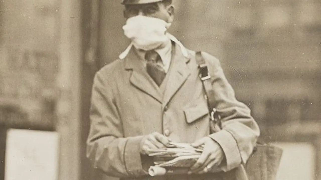 Flu Spanyol pada 1918. (Foto: National Archives)