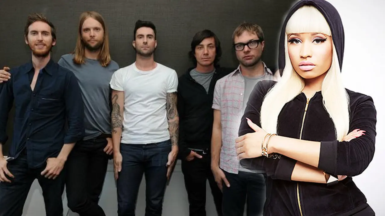 Nicki Minaj dan Adam Levine 