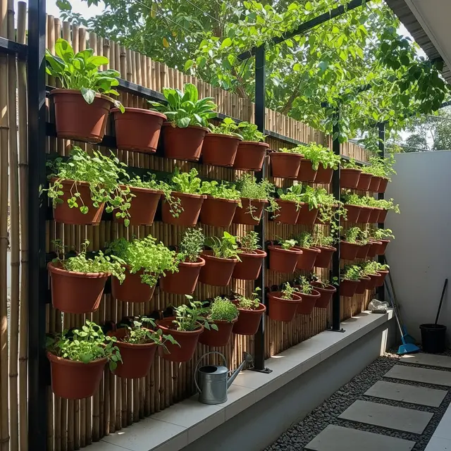 9 Desain Kebun Sayur Minimalis Vertikal Pakai Rak dan Pot Gantung, Solusi Lahan Terbatas