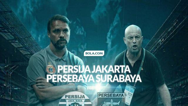 Duel Antarpelatih Persija Jakarta vs Persebaya Surabaya