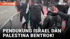 Pendukung Israel dan Palestina Bentrok di New York