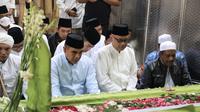 Sekjen Partai Gerindra Ahmad Muzani berziarah ke makam Habib Sholeh, Tanggul, Jember, Jawa Timur (Istimewa)