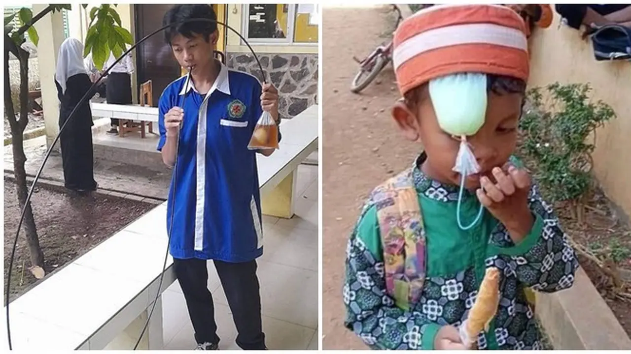 7 Cara Netizen Minum dengan Sedotan Ini Bikin Geleng Kepala, Enggak Habis Pikir