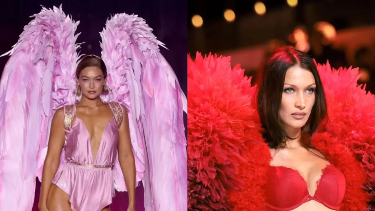 Adu Gaya Kakak Beradik Gigi dan Bella Hadid Comeback di Pertunjukan Busana Victoria's Secret 2024