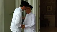 Jokowi bertemu dengan Ma'ruf Amin. (Liputan6.com/Putu Merta Surya Putra)