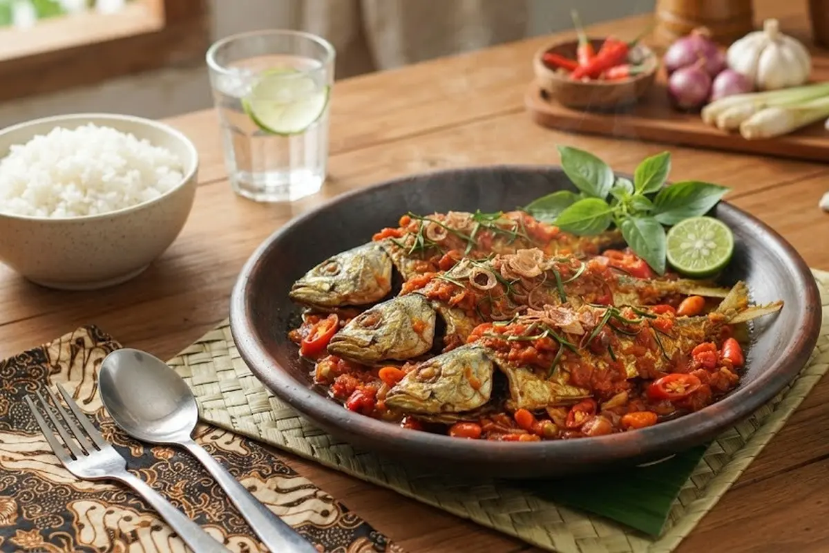 Resep Ikan Pindang Balado Daun Jeruk (AI Generated)