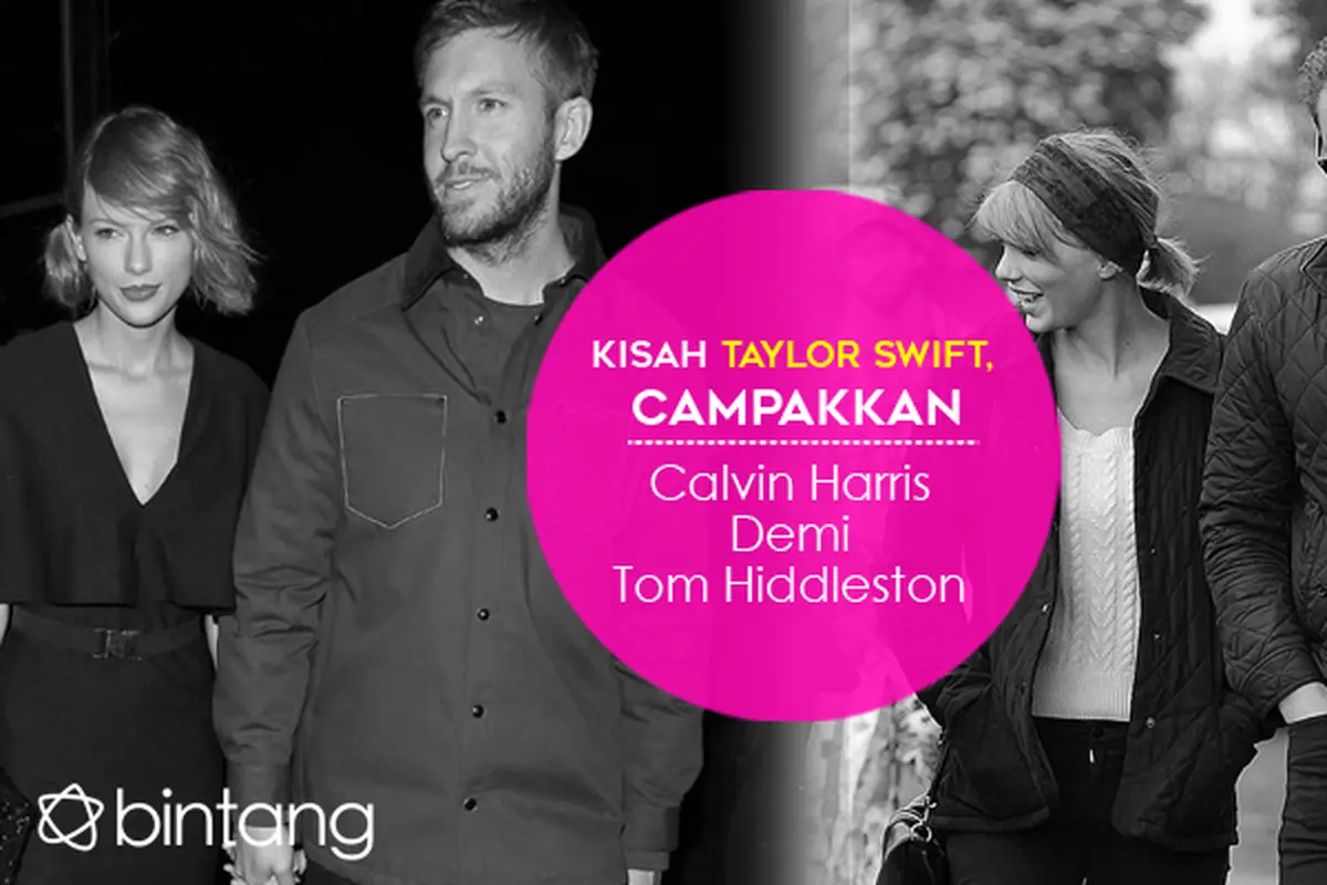 Kisah Cinta Taylor Swift (Desain: Muhammad Iqbal Nurfajri/Bintang.com)