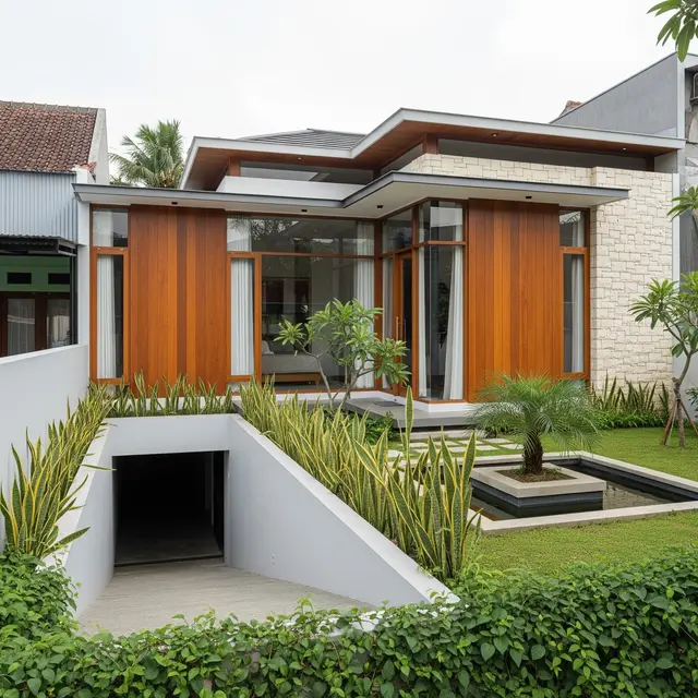 9 Desain Rumah 1 Lantai Ada Basement untuk Parkir, Solusi Optimalisasi Lahan