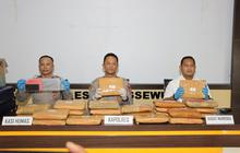 Kurir Bawa Ganja 24 Kg dari Sumut Diciduk di Pringsewu, Modus Simpan Narkoba dalam Koper dan Kardus