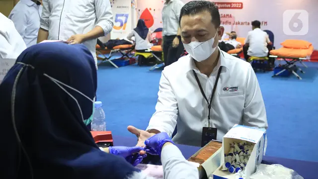Sambut HUT RI Askrindo Ajak Pegawai untuk Donor Darah