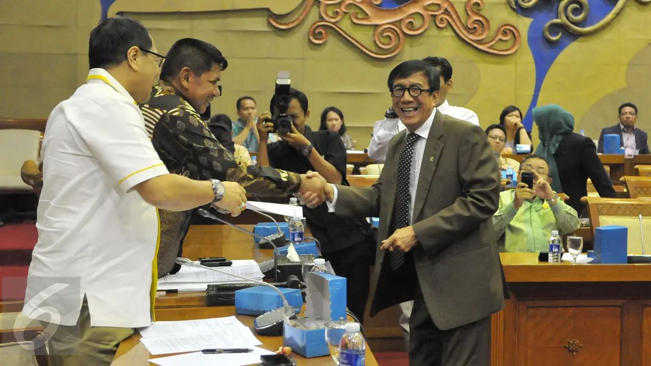 Rapat Kerja Baleg dengan Menkumham Bahas RUU Tambahan di Prolegnas