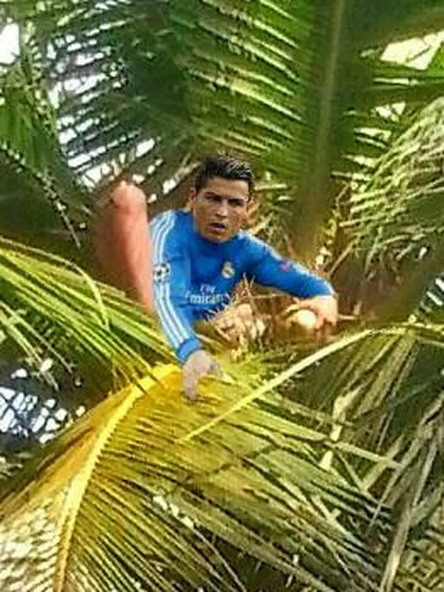 6 Editan Foto Cristiano Ronaldo Menganggur Cari Kerjaan Ini Kocak