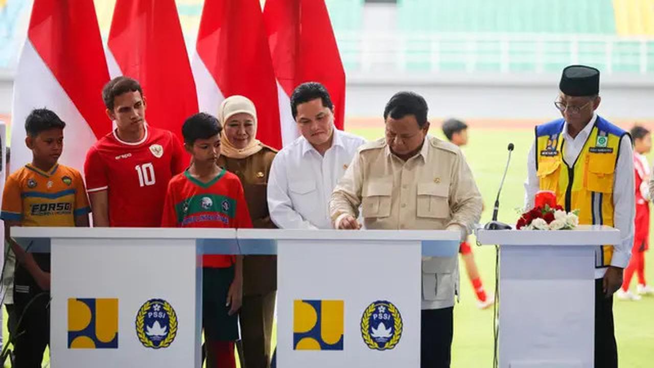 Usai Direnovasi, Presiden Prabowo Resmikan 17 Stadion Berstandar FIFA
