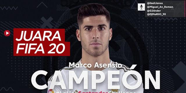 VIDEO: Marco Asensio Juara di Gim FIFA 20, Kumpulkan 2,5 Miliar Rupiah untuk Melawan COVID-19