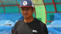 Pemain Arema FC, Dalmiansyah Matutu. (Bola.com/Iwan Setiawan)