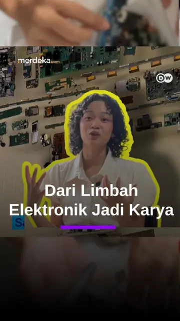 Dari Limbah Elektronik Jadi Karya, Ini Upaya Lawan E-Waste #Merdekadotcom #Mdkdw26