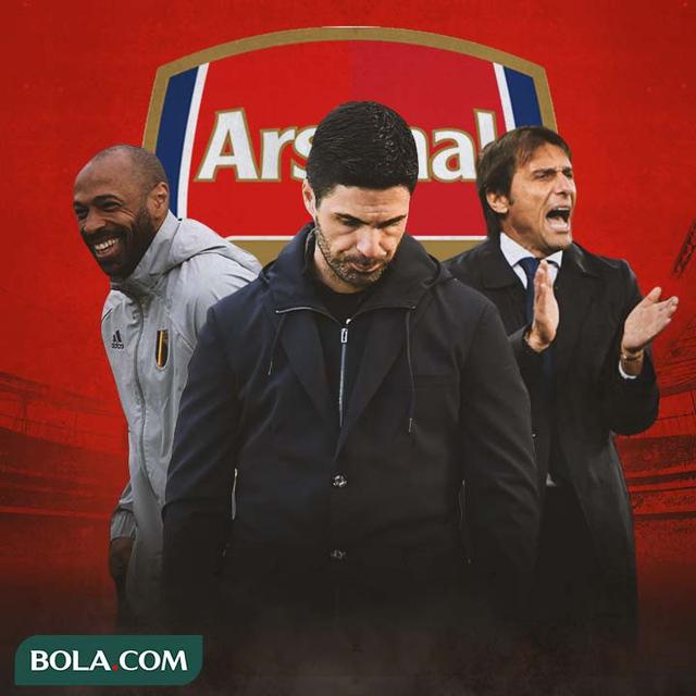 Arsenal - Thierry Henry, Mikel Arteta, Antonio Conte