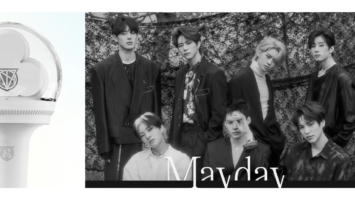 Victon juga merilis light stick versi barunya tahun ini, tepatnya pada 9 Agustus 2022. Dilansir dari Soompi, light stick ini dihiasi detail berupa semanggi berdaun tiga seperti pendahulunya. Namun kali ini daun semanggi tersebut dilingkupi kubah transparan. (IST Entertainment via Soompi)