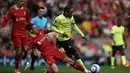 Unggul 2-1, Liverpool tetap tampil agresif. (Paul ELLIS/AFP)