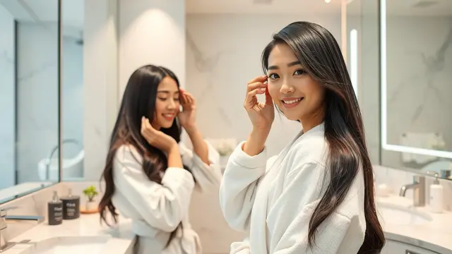 cara pakai hair mask