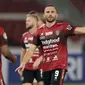 Pemain Bali United, Ilija Spasojevic dalam laga pembukaan BRI Liga 1 2021/2022 melawan Persik Kediri di Stadion Utama Gelora Bung Karno, Jumat (27/8/2021). Bali United menang 1-0. (Foto: Bola.com/Ikhwan Yanuar)