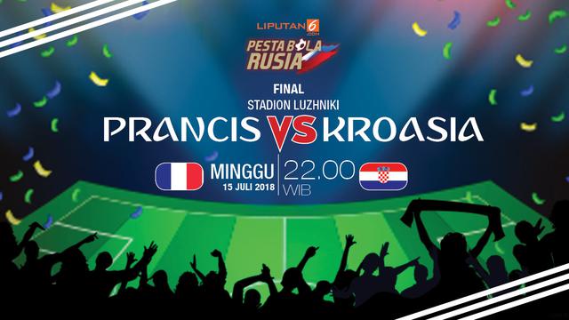Prediksi Prancis vs Kroasia