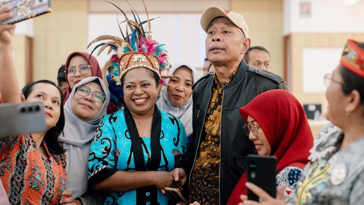 Wamensos Agus Jabo Priyono saat Tutup Retret IC