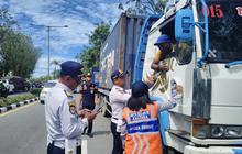 Ratusan Kendaraan Angkutan Barang Terjaring Razia KIR dan ODOL di Tarakan