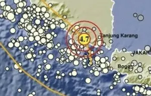 Tanggamus Lampung Diguncang 20 Kali Gempa
