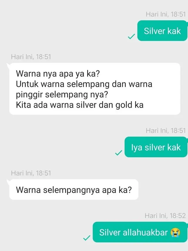 6 Nama Warna Barang di Online Shop Ini Bikin Pembeli Jadi Bingung